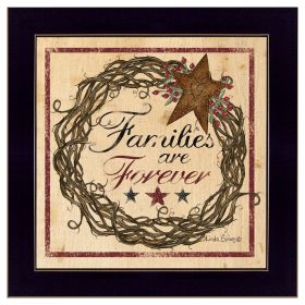 "Families are Forever" by Linda Spivey, Ready to Hang Framed Print, Black Frame