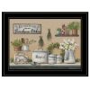 "Garden Farmhouse Kitchen" By Pam Britton, Ready to Hang Framed Print, Black Frame