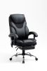 Massage Reclining Office Chair with Footrest, High Back Computer Chair Home Desk Ergonomic Executive Office Chair with Armrests, Adjustable Height.