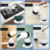 10 in 1 Electric Spin Scrubber, Cordless Scrubber with Adjustable Extension Arm, 2 Speed 10 Replaceable Cleaning Heads, LED display