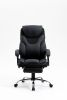 Massage Reclining Office Chair with Footrest, High Back Computer Chair Home Desk Ergonomic Executive Office Chair with Armrests, Adjustable Height.