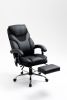 Massage Reclining Office Chair with Footrest, High Back Computer Chair Home Desk Ergonomic Executive Office Chair with Armrests, Adjustable Height.