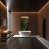 65" Luxury Handcrafted Stone Resin Freestanding Soaking Bathtub with Overflow in Matte White, cUPC Certified - 24S06-65MW