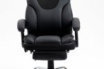 Massage Reclining Office Chair with Footrest, High Back Computer Chair Home Desk Ergonomic Executive Office Chair with Armrests, Adjustable Height.