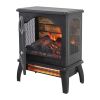 18 inch 3D Flame Electric Infrared Quartz Fireplace Stove with remote control