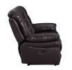 Global United Leather Air Upholstered Reclining Chair with Fiber Back