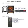 18 inch 3D Flame Electric Infrared Quartz Fireplace Stove with remote control