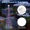 3FT+4FT+6FT Batteried LED Christmas Spiral Light 3PCS Set | 11LST003-346B-RGB.V2 Upgraded Version