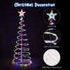 3FT+4FT+6FT Batteried LED Christmas Spiral Light 3PCS Set | 11LST003-346B-RGB.V2 Upgraded Version