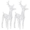 Reindeers & Sleigh Christmas Decoration 240 LEDs Acrylic