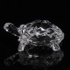 1pc Crystal Turtle Figurine, Miniature Tortoise Statue, Chinese Lucky Feng Shui Ornament For Home Office Desk Decoration Accessories Wedding