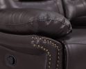 Global United Leather Air Upholstered Reclining Chair with Fiber Back