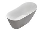 Acrylic Freestanding Soaking Bathtub-55 white