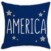 4th of July Decorations Pillow Covers Stripes Patriotic Throw Pillow Covers