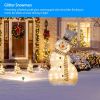 LED Christmas Snowman Decoration Light Collapsible Battery Operated