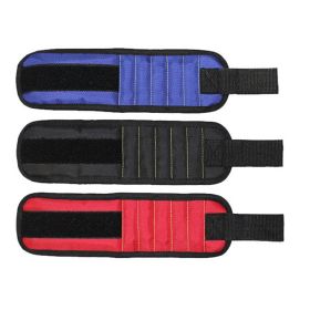 Fifteen-Compartment Powerful Magnetic Wristband (Option: Red-Three rows of 6 magnets)