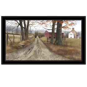 Trendy Decor 4U "The Road Home" Framed Wall Art, Modern Home Decor Framed Print for Living Room, Bedroom & Farmhouse Wall Decoration by Billy Jacobs (Color: As pic)