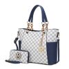 MKF Collection Merlina 2 PCS Women Tote Handbag with Wallet by Mia k