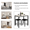 Small Space Kitchen Bar Furniture 3 Pieces Dining Table Set