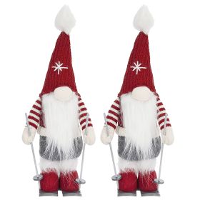 Christmas Gnomes Decorations, Christmas Table Home Ornaments for Holiday Party Gifts (Color: Multicolor, Material: Polyester)