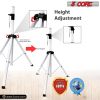 5 Core Speaker Stand Tripod Floor Tall Adjustable Up to 72 Inch DJ Studio Monitor Stands Pole Mount - SS ECO 1PK WOB