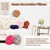 Soft Knot Ball Pillows Throw Knotted Handmade Round Plush Pillow